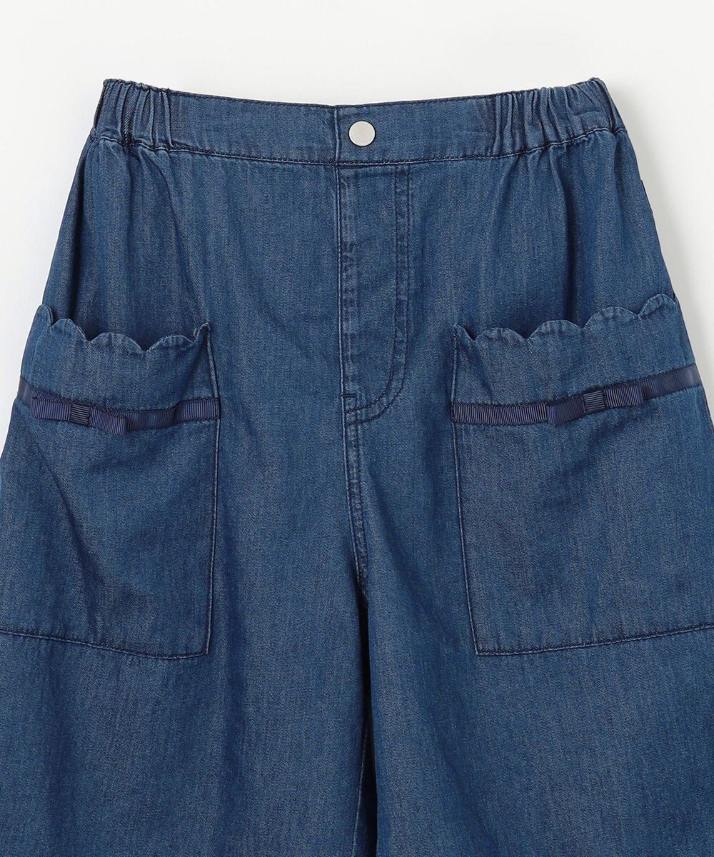 組曲 KIDS 【150-160㎝】デニム ショートパンツ 