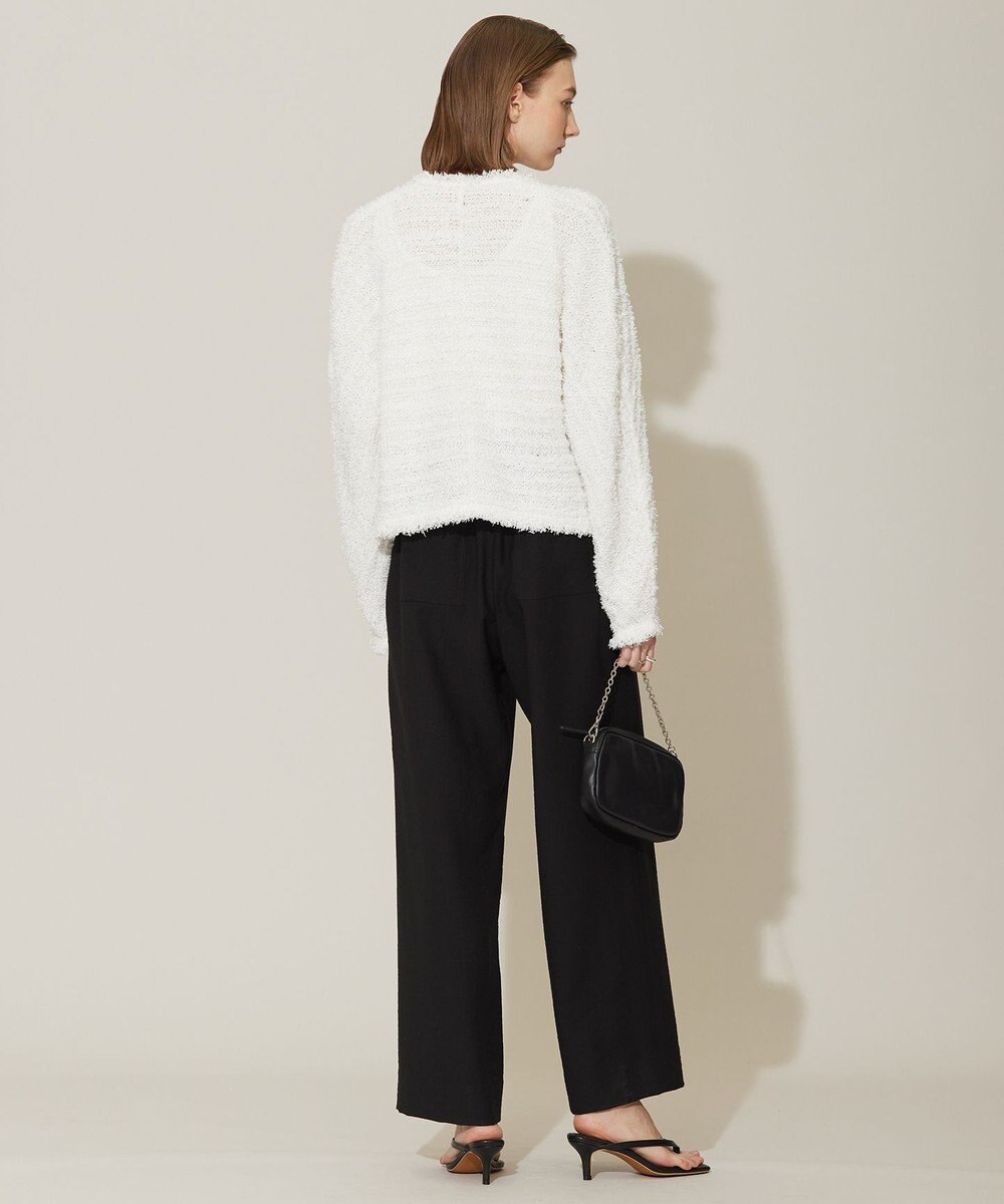 ICB 【洗える】 スラリットテープ カーディガンジャケット 