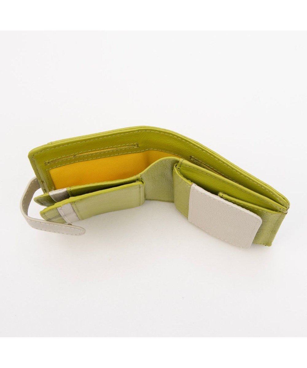 UNBILLION アトランタ ATLANTA / 牛革二つ折りカラーコンビウォレット 