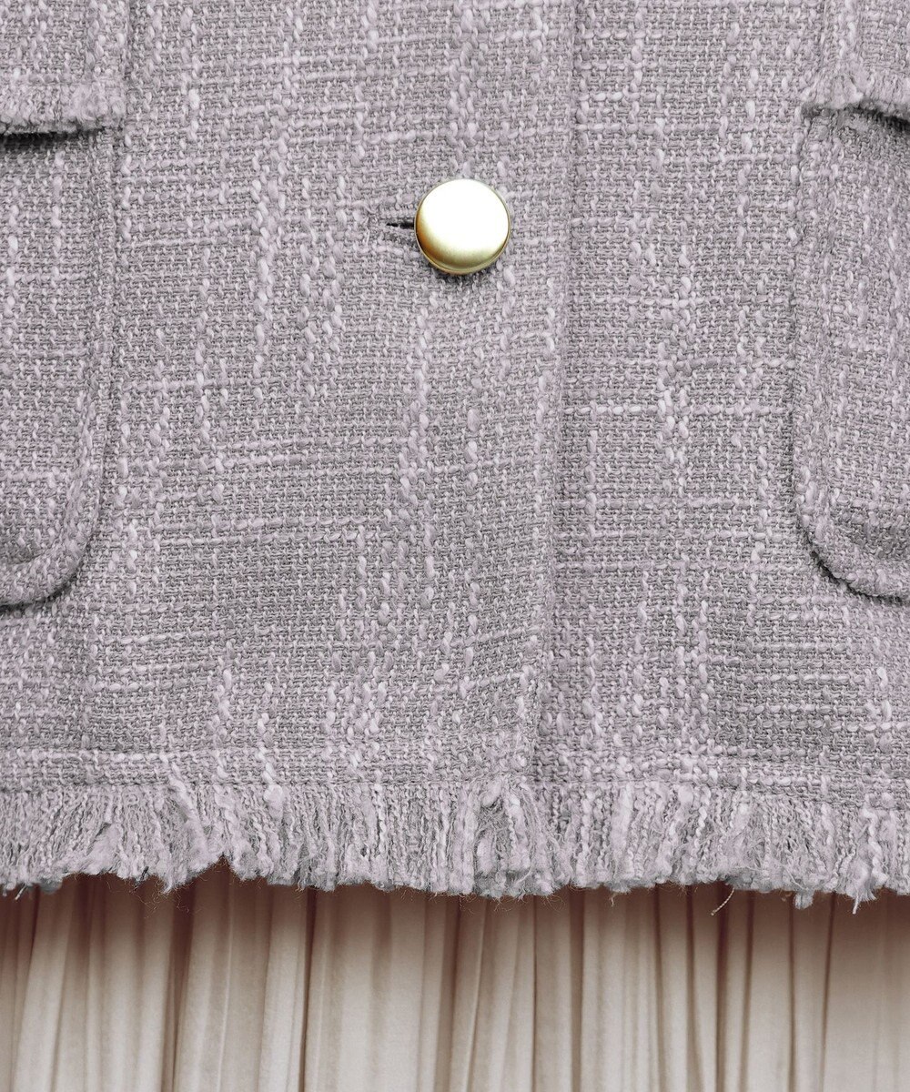 Tiaclasse 【洗える】ツイードジャケット 