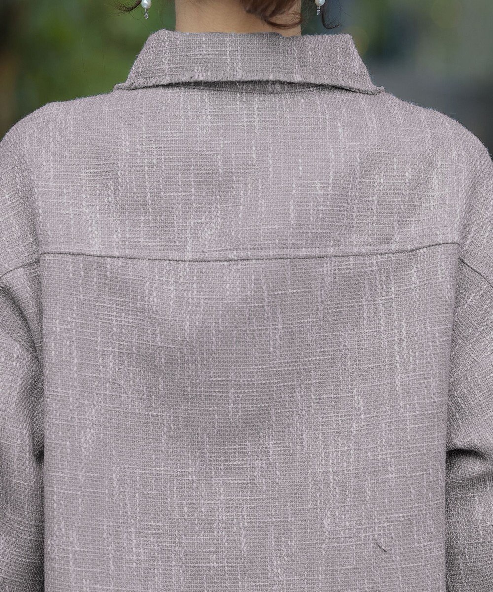 Tiaclasse 【洗える】ツイードジャケット 