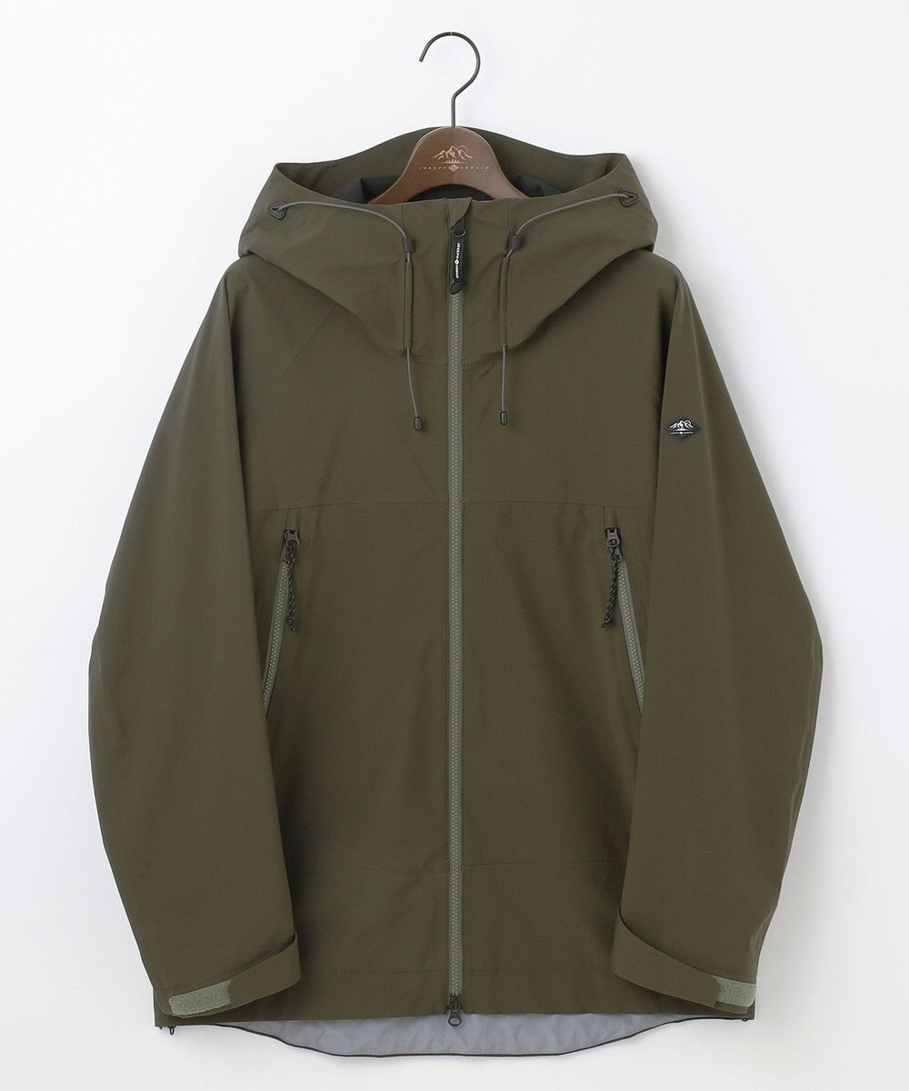 JOSEPH ABBOUD MOUNTAIN 【ECO撥水/耐水性/透湿防水素材/ストレッチ/軽量】ボイルドポリエステル3レイヤー マウンテンパーカー 