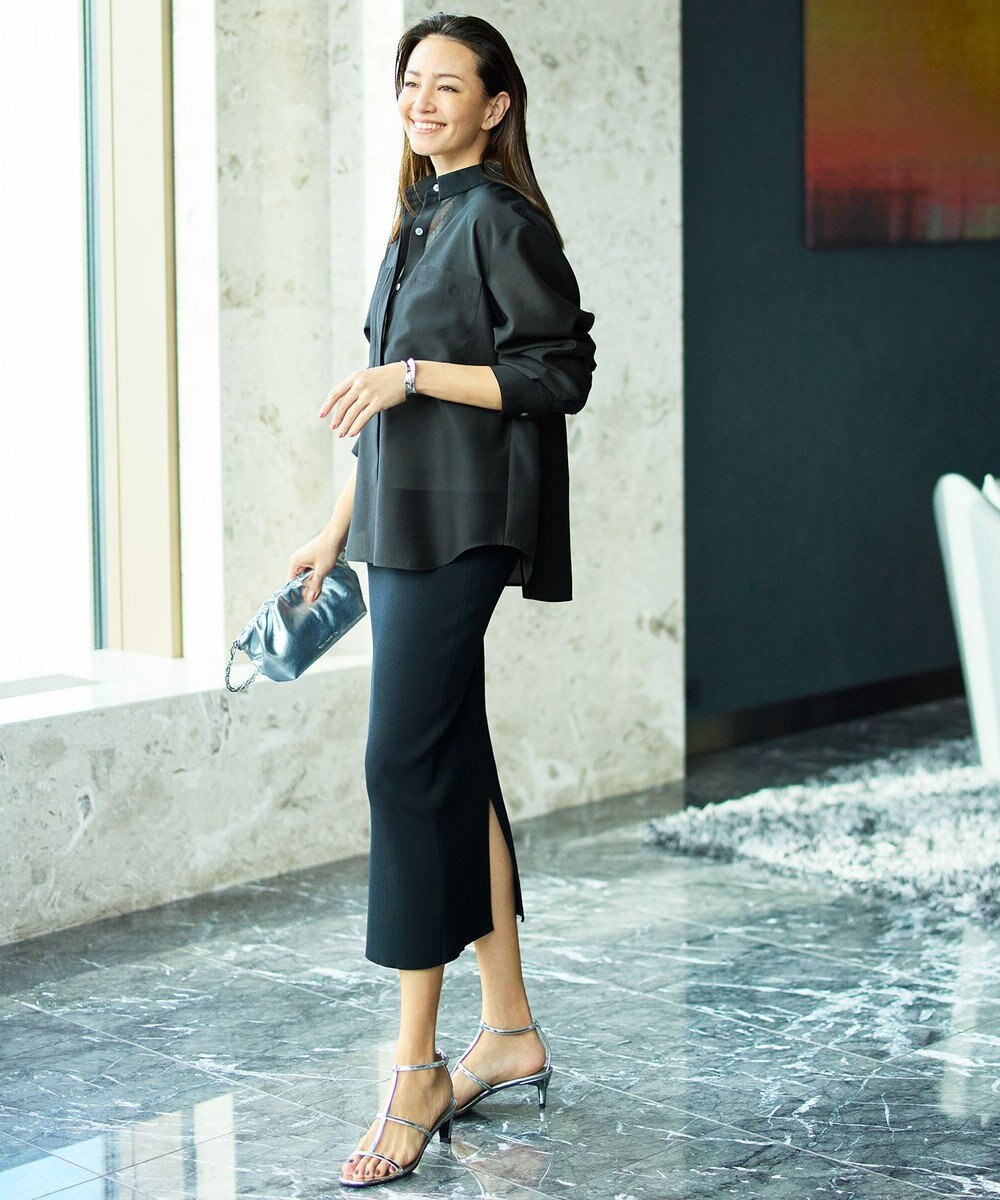 自由区 L 【カタログ掲載・スタッフ人気・素材アップデート】ライトリブストレッチタイト スカート 