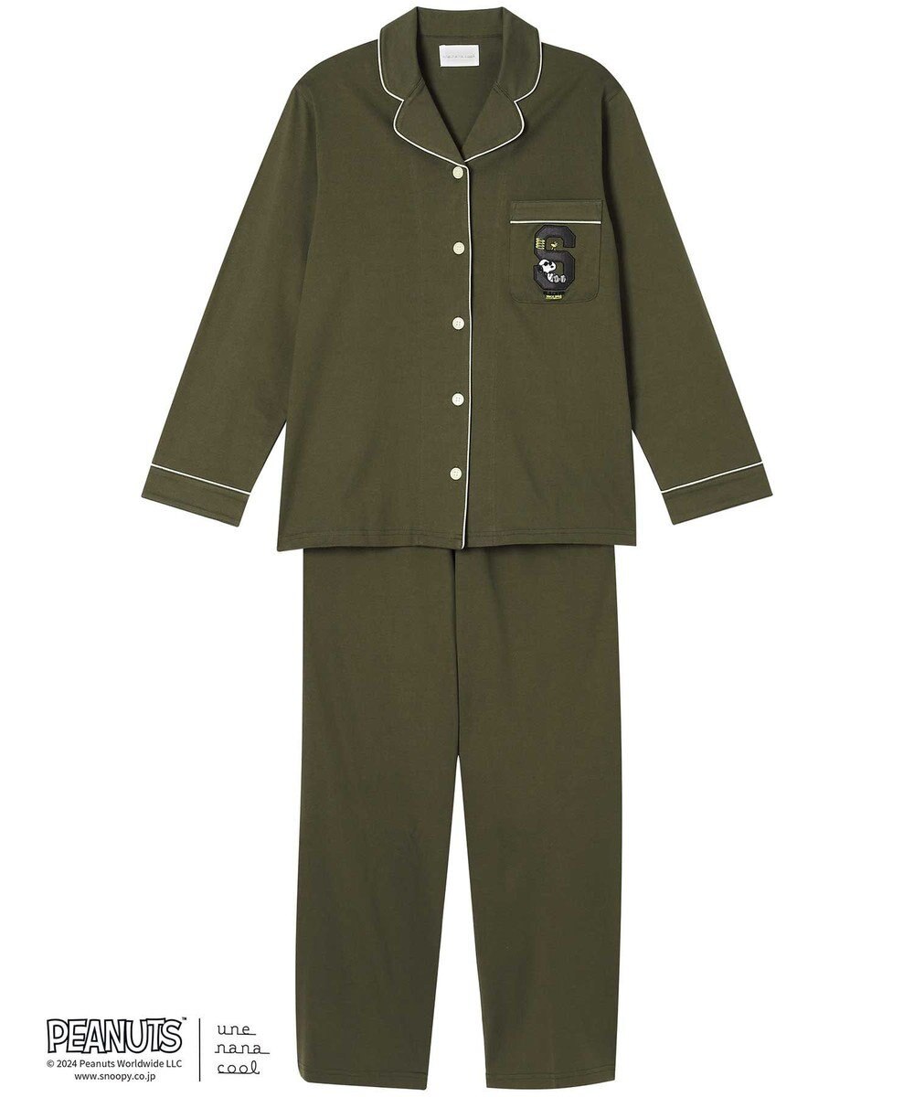 une nana cool MADE WITH PEANUTS 【綿100％】ハイゲージ天竺パジャマ 