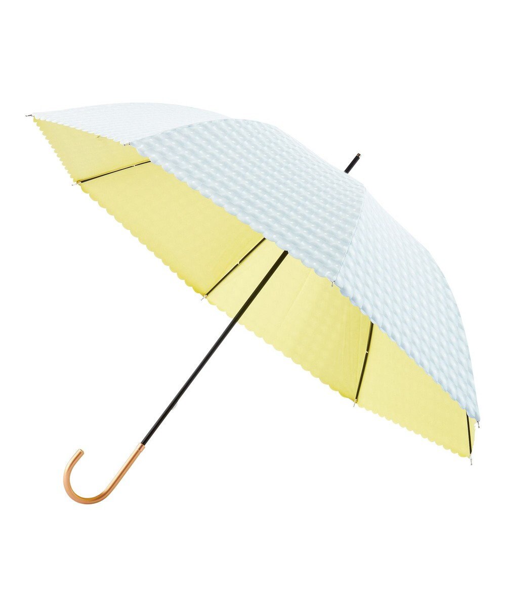 MOONBAT estaa 晴雨兼用 長傘 3Dシート 日傘 遮光 遮熱 UV ホワイト
