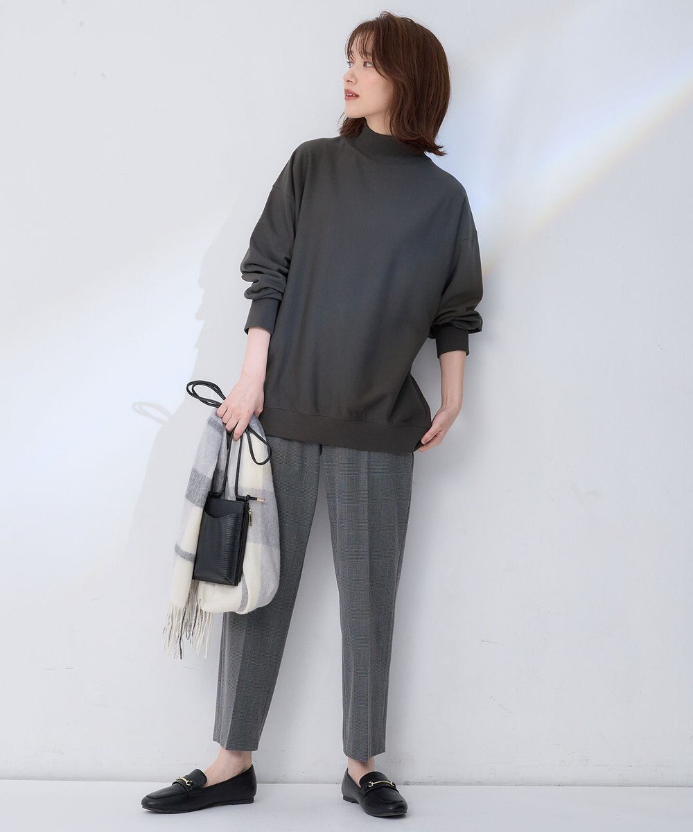 ANY L 【ウエストゴム/リントラク加工/裏起毛/ストレッチ】シークレットウォーム　テーパードパンツ 