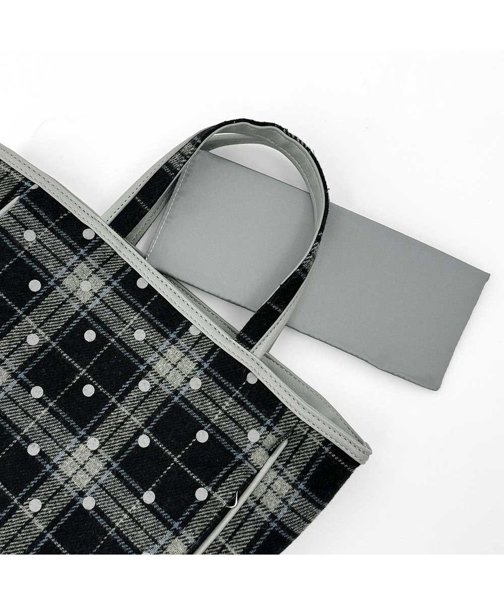 ROOTOTE 1344【フェルト生地】LT.スクエア.ドットチェック-A 