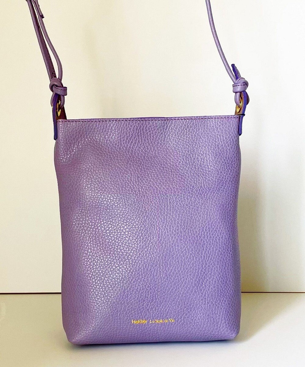 Hekhèr Le Style de Vie 新色追加【日本製】シュリンクレザー ショルダーバッグ 
