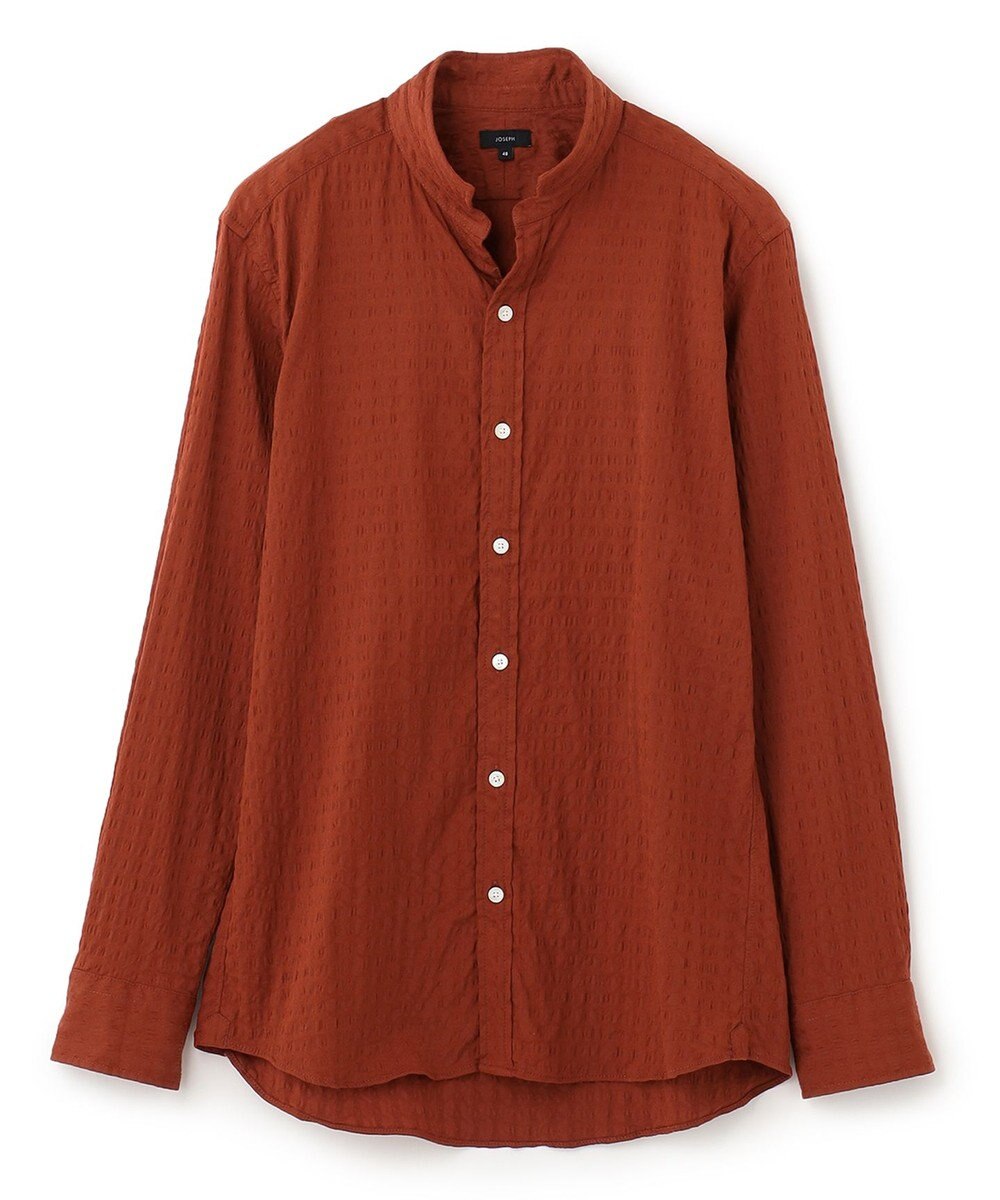 JOSEPH HOMME トリックジャガードストレッチ　ウイングカラーシャツ 