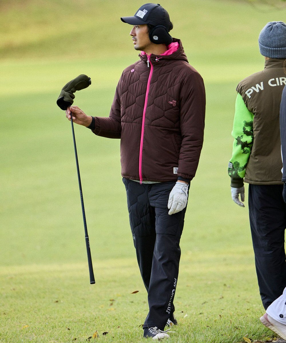 PW CIRCULUS 【撥水加工 / ストレッチ】【MEN】キルティング中綿パンツ ゴルフ 