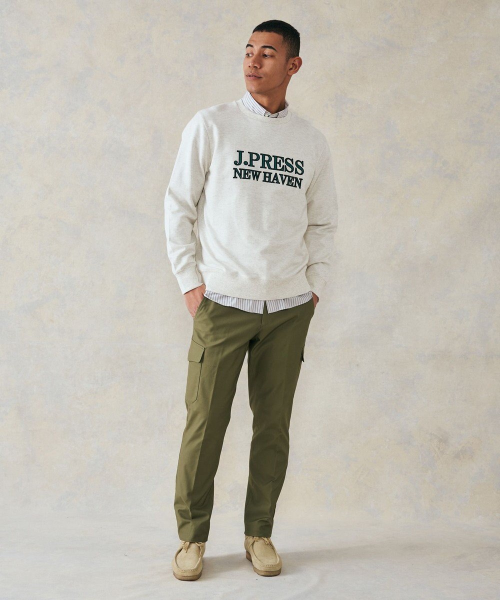 J.PRESS MEN バックサテンストレッチカーゴパンツ 