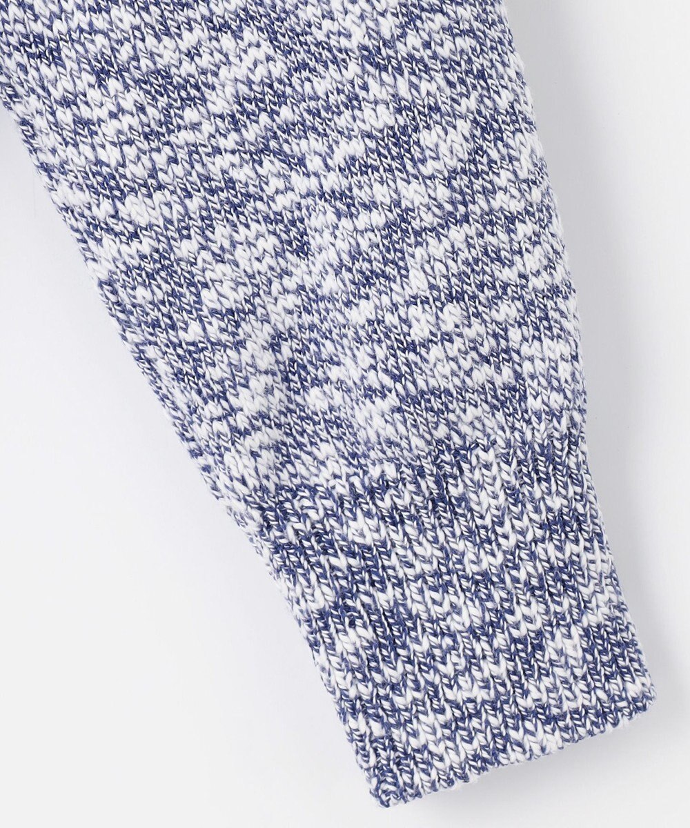 JOSEPH ABBOUD 【洗える・イタリア糸使用】コットンスラブ Vネック ニット 