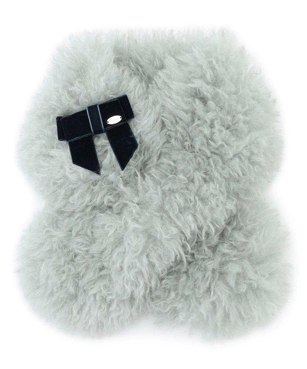 TOCCA 【ブローチ取り外し可】VELVET RIBBON FURTIPPET ティペット 