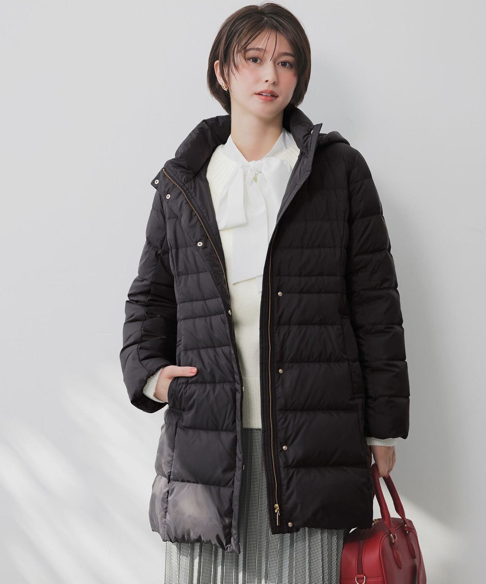 ANY SIS S 【2WAY】シルキータフタロング ダウン 