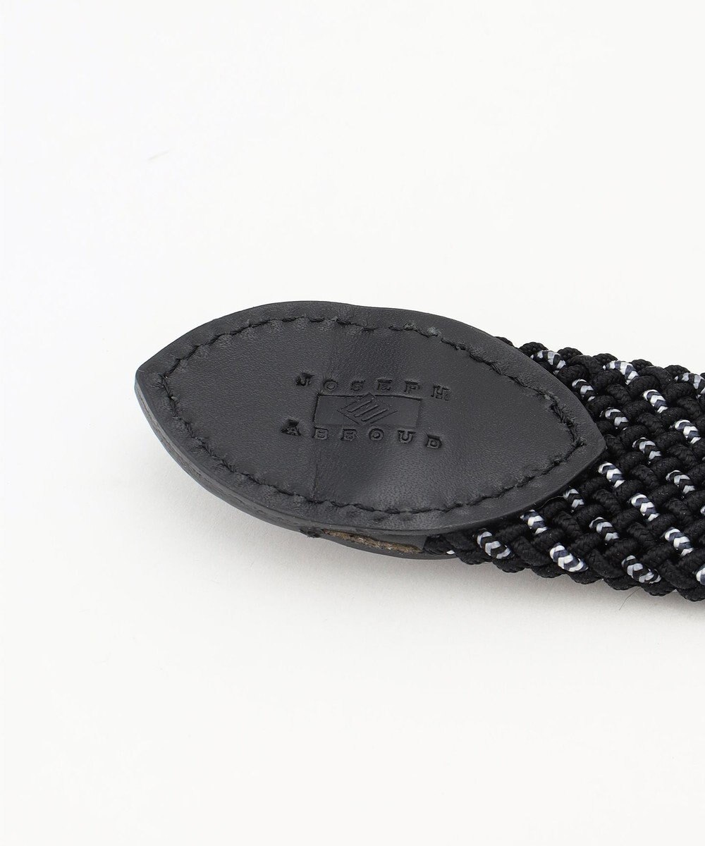 JOSEPH ABBOUD 【キングサイズ・イタリア素材・ストレッチ・日本製】 ストレッチミックスメッシュレジメンタル ベルト 