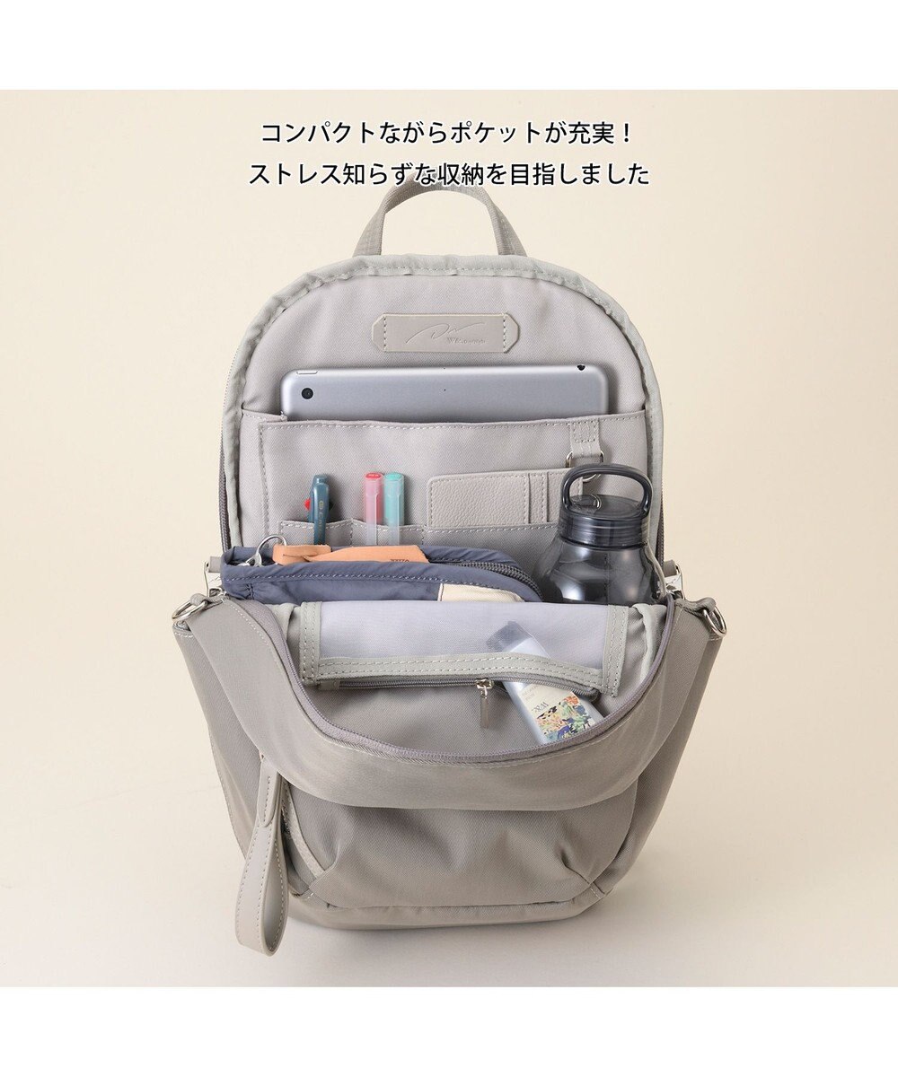 ACE BAGS & LUGGAGE W&.Day/Night クルホ ラウンドリュック 11.0インチタブレット収納 15296 ダブルアンドデイナイト 