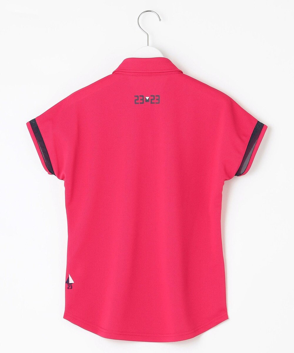 23区GOLF 【WOMEN】エイトロックカノコ カラーポロシャツ 