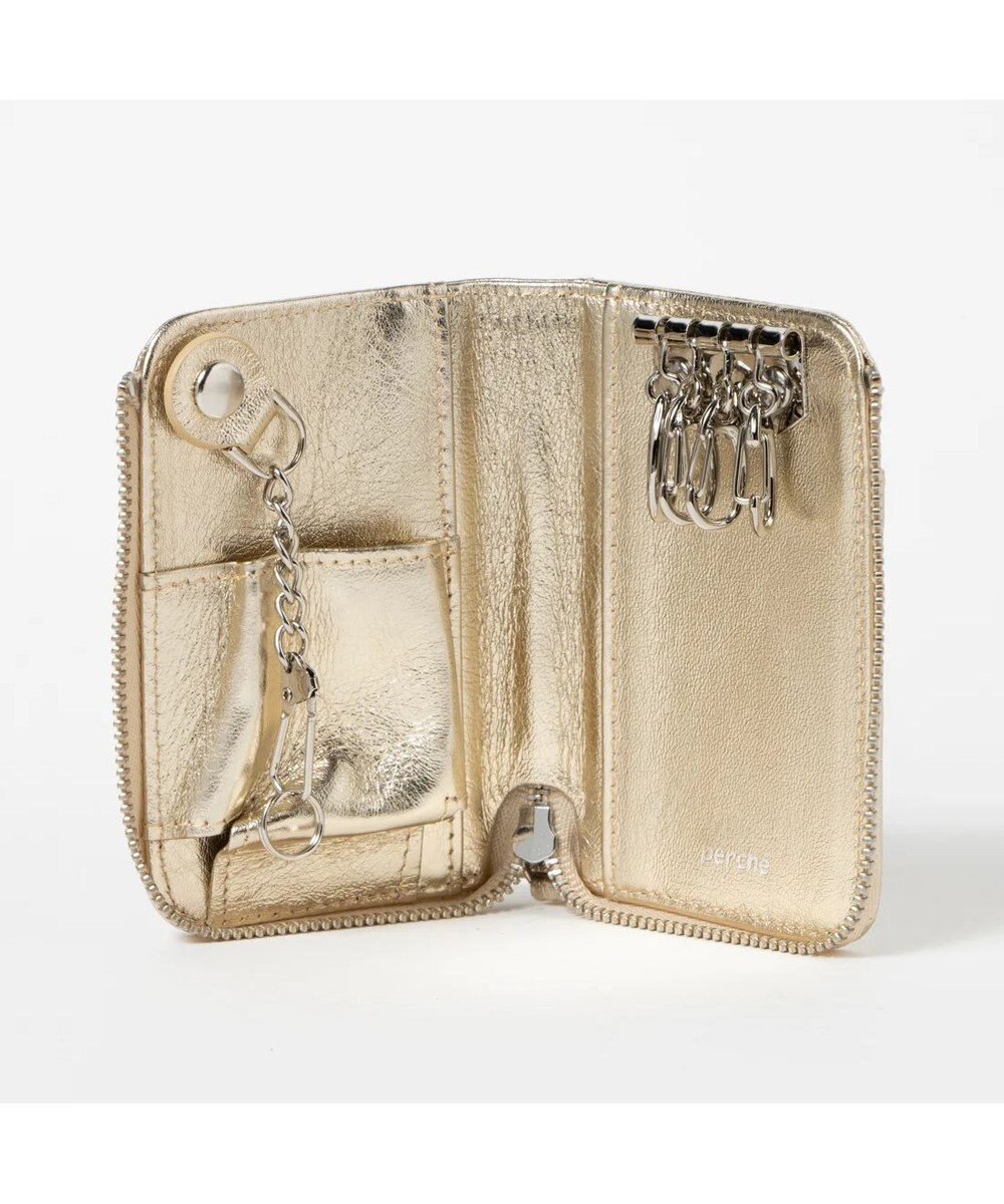 UNBILLION ペルケ perche / ドット型押しスマートキーケース 