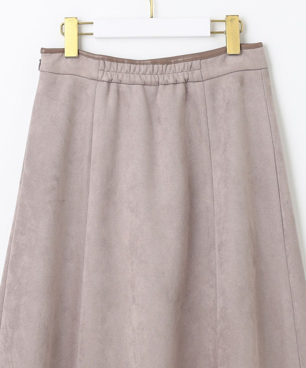 ANY SIS 【洗える】スエードライクビット スカート 