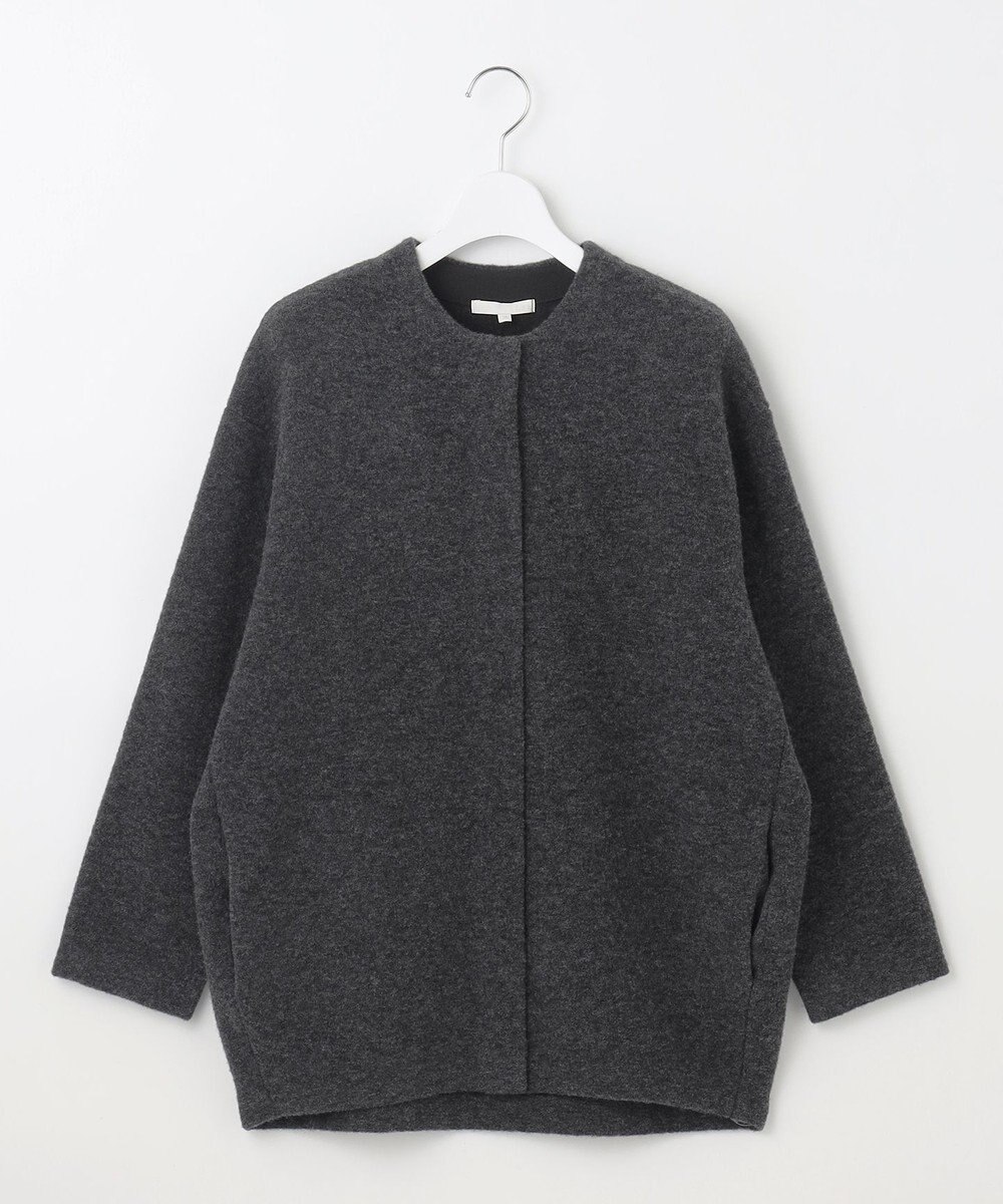 自由区 L 【洗える】ブークレーニット アウター 