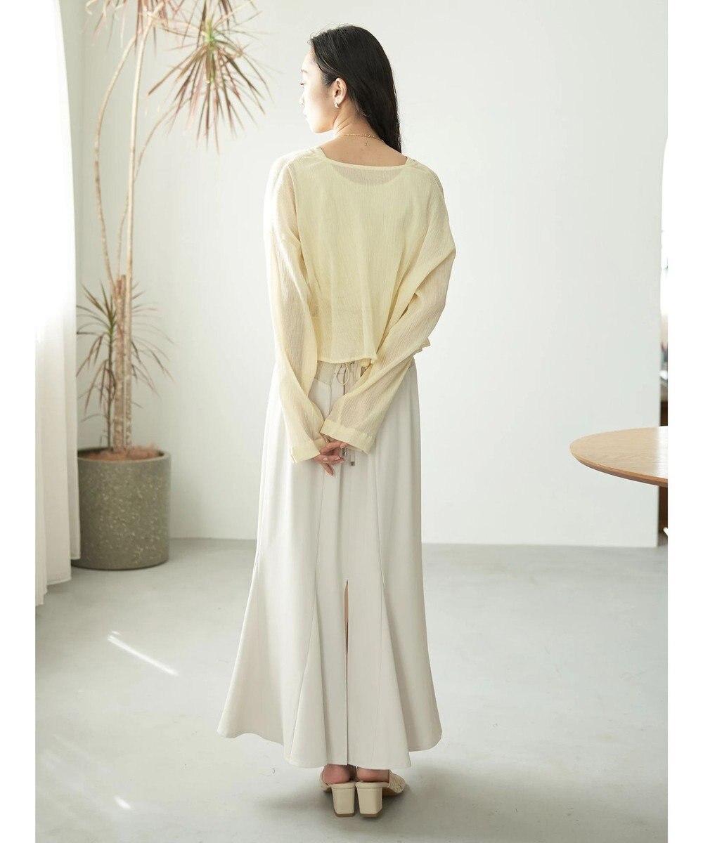 earth music&ecology バックレースサイドリブマーメイドスカート 