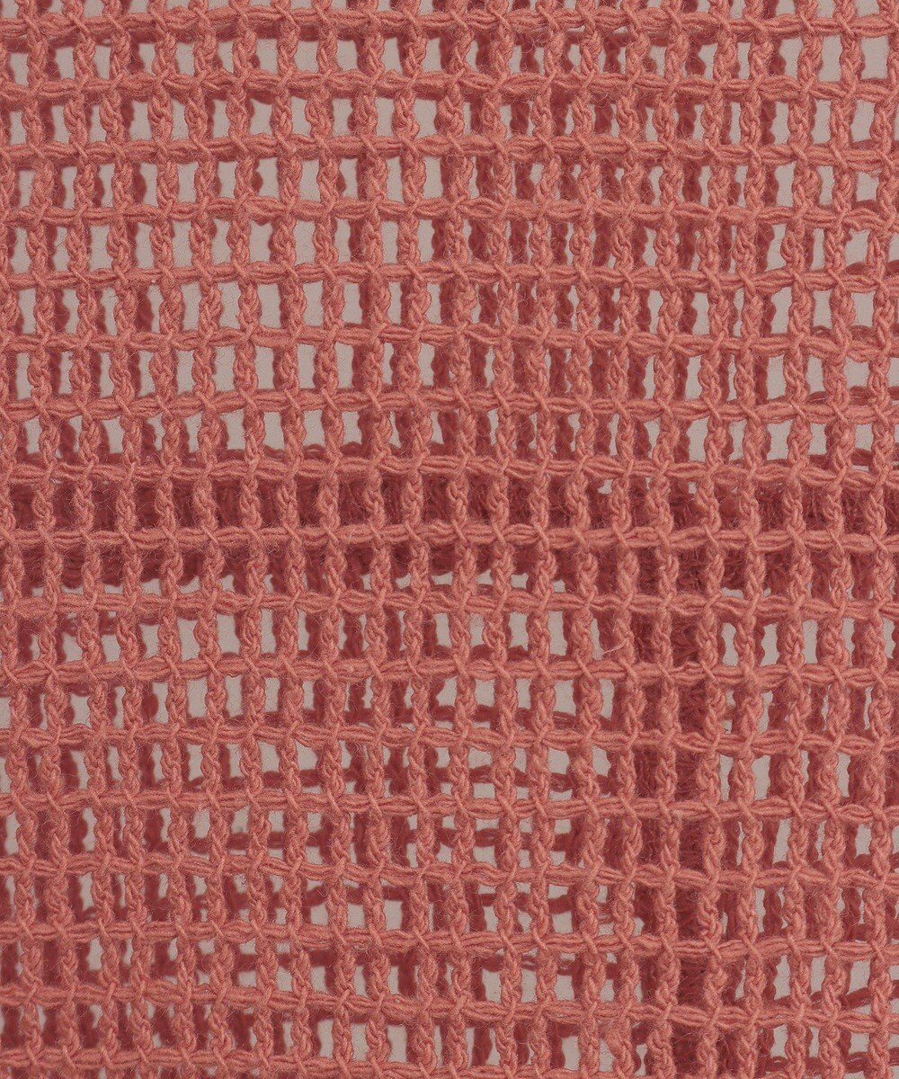 Green Parks 七分袖コットンメッシュラグラントップス 