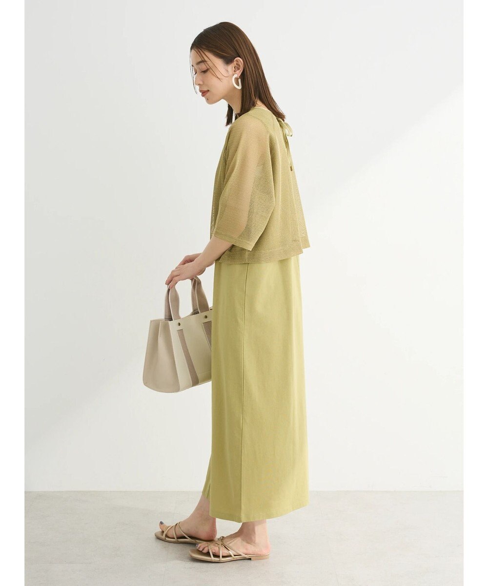 Green Parks ＳＥＴ２点　メッシュ＋ノースリーブワンピース 