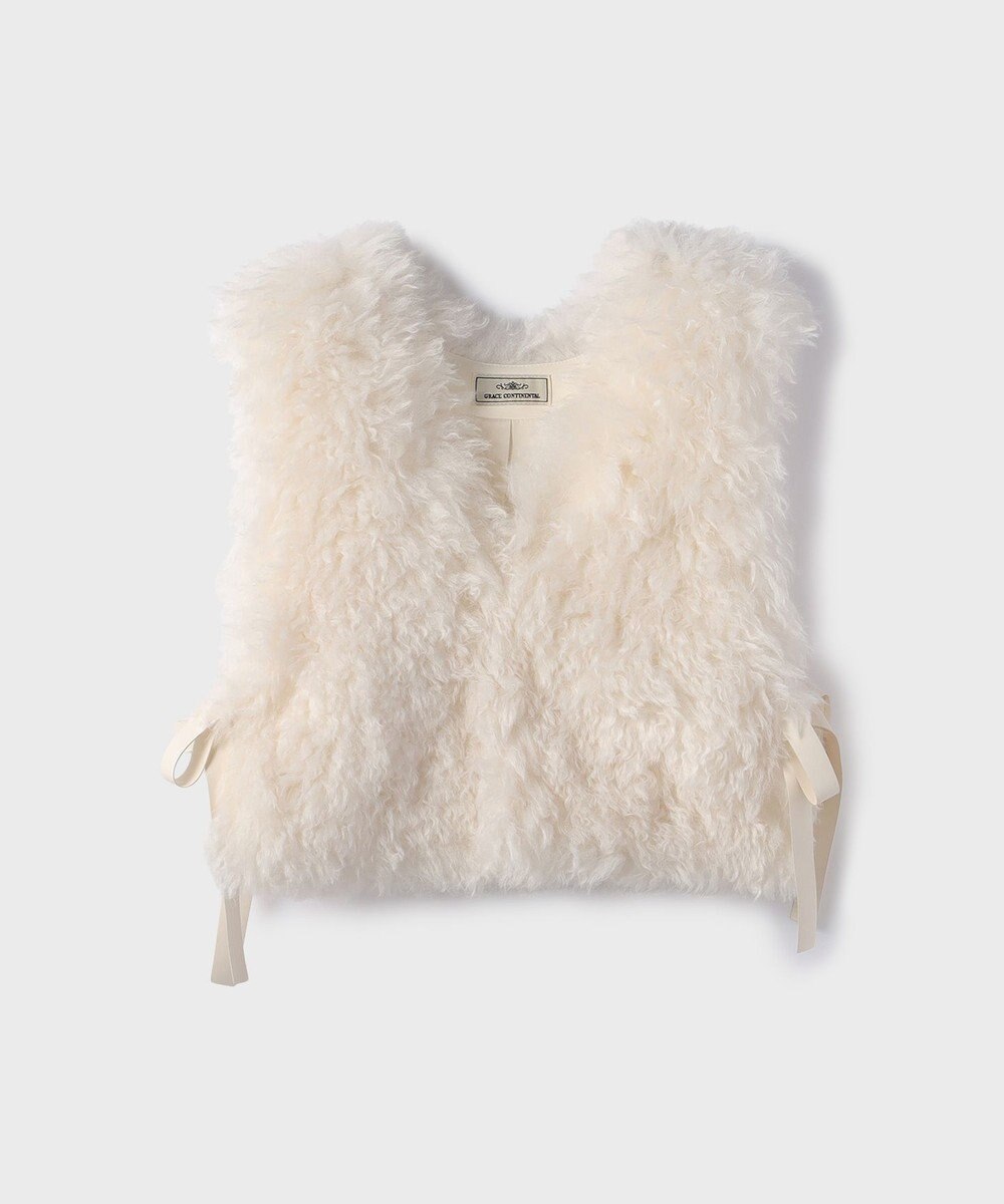 GRACE CONTINENTAL ショ－トファ－ジレ 