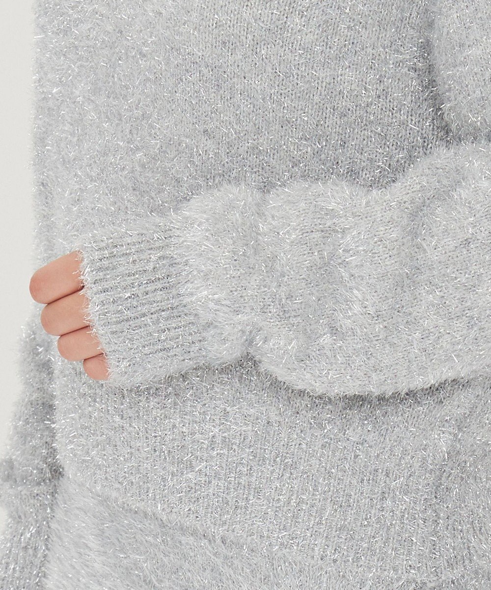 uncrave ラメ シャギー ニット プルオーバー（uncrave STANDARD） 