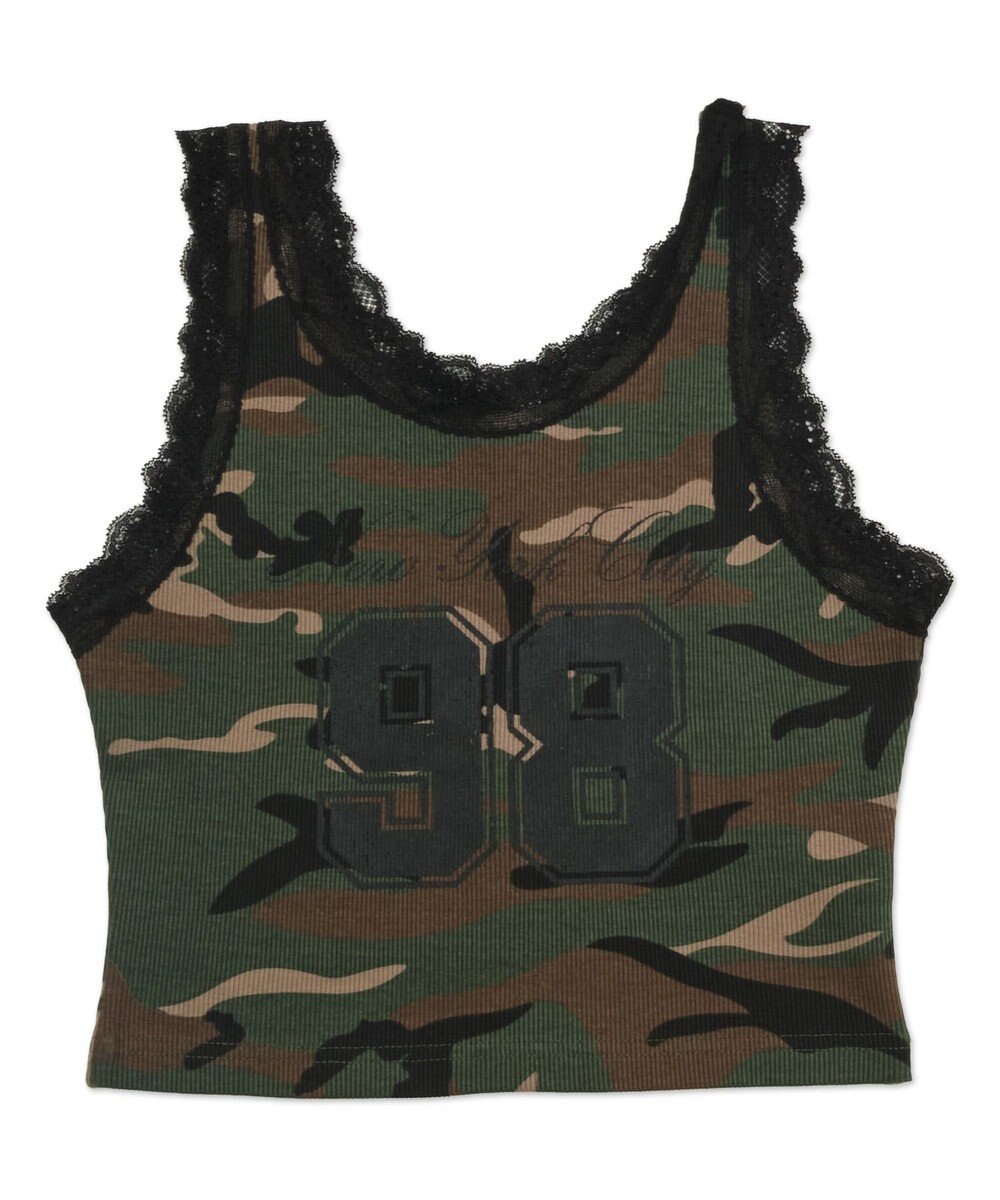 WEGO グラフィックレースタンク 