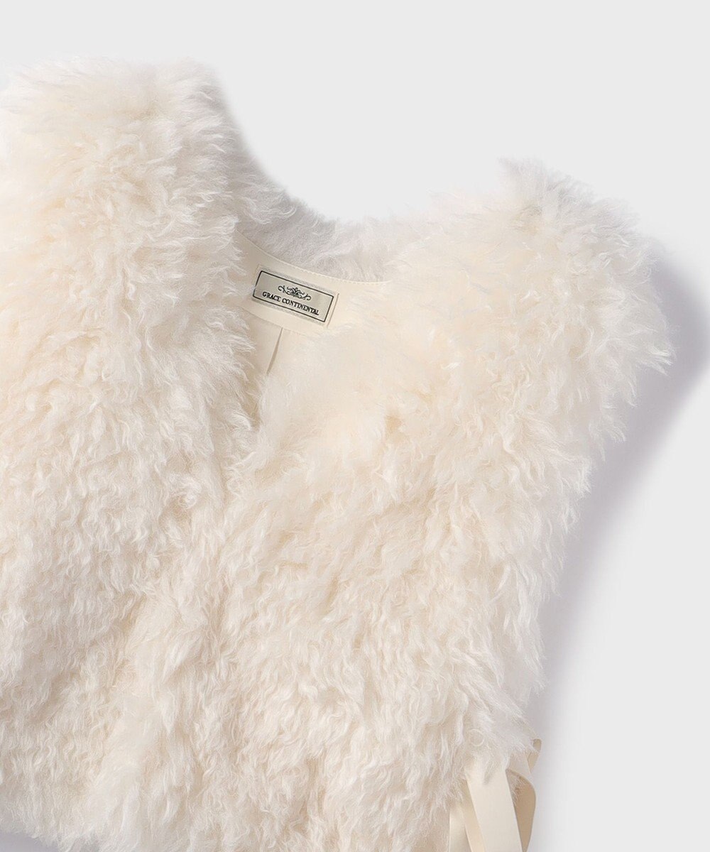 GRACE CONTINENTAL ショ－トファ－ジレ 