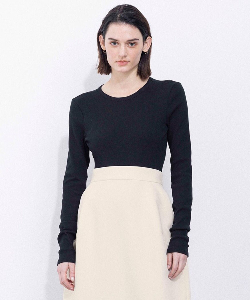 NAVE 【Nave・洗える/ストレッチ素材】ボディスーツ ロングスリーブ 