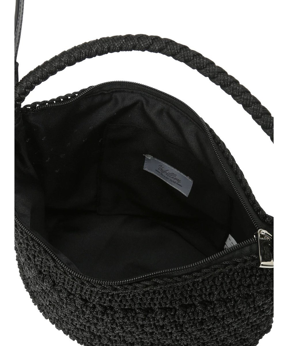 Green Parks ・ｃａｃｈｅ　ｃａｃｈｅ　柄編みワンハンドルミニバッグ 