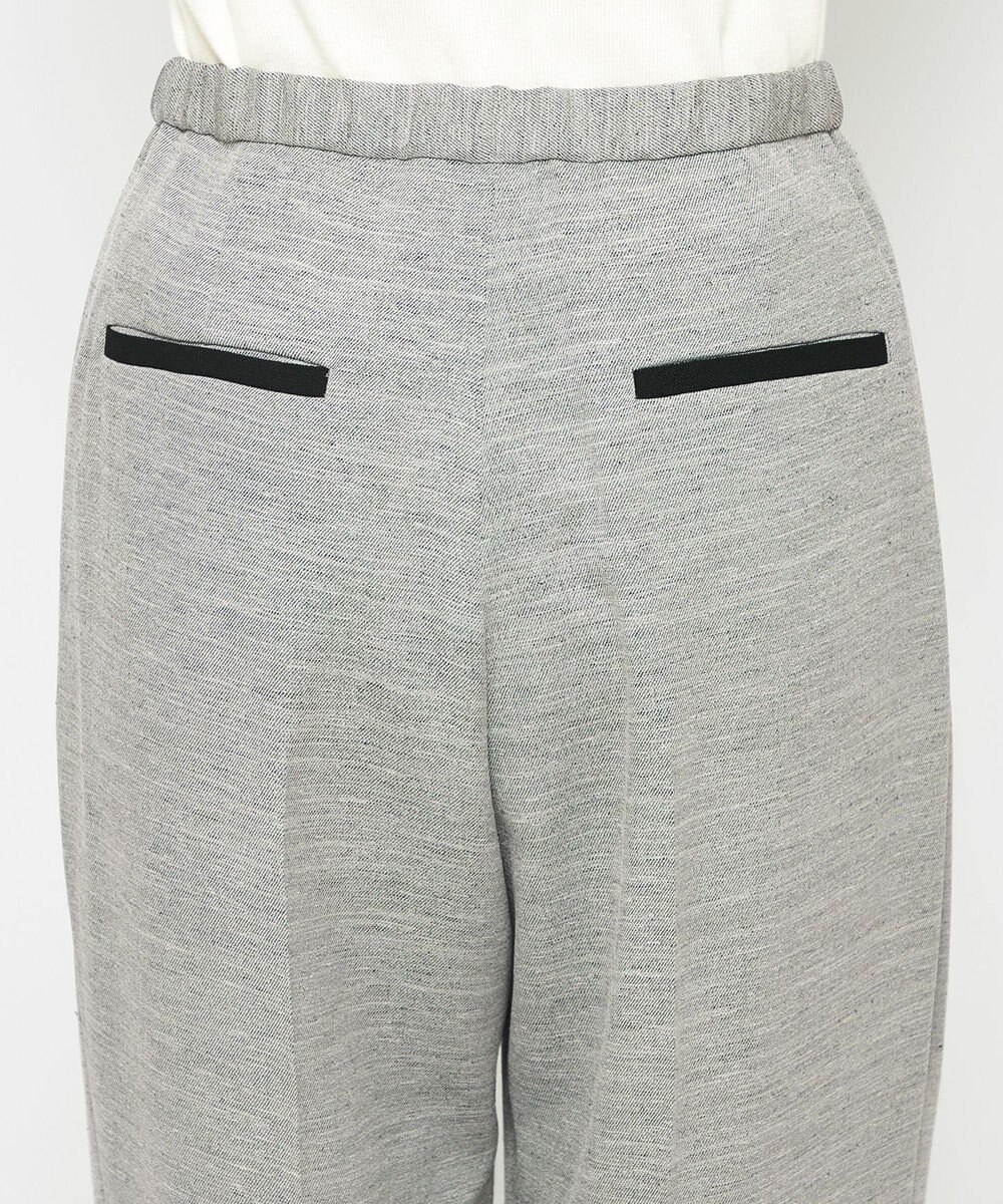 uncrave リネンライクツイル テーパードパンツ 