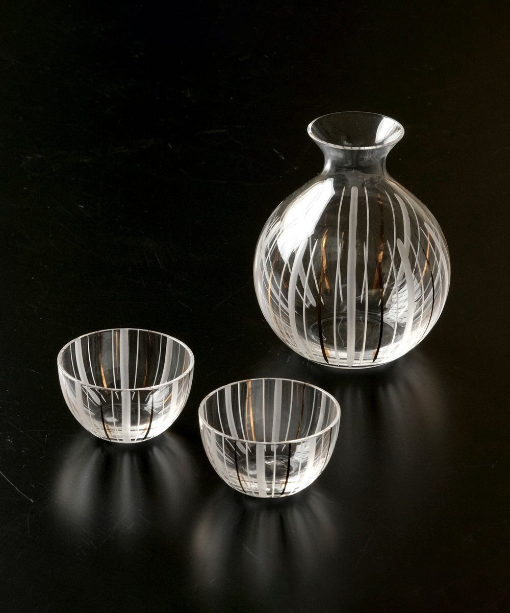 たち吉 【たち吉】水すだれ冷酒揃〈徳利1本・盃2個〉 