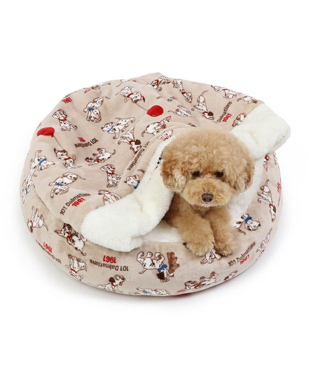 PET PARADISE ディズニー 101匹わんちゃん 丸型寝袋 遠赤外線 《風船柄》 60cm 