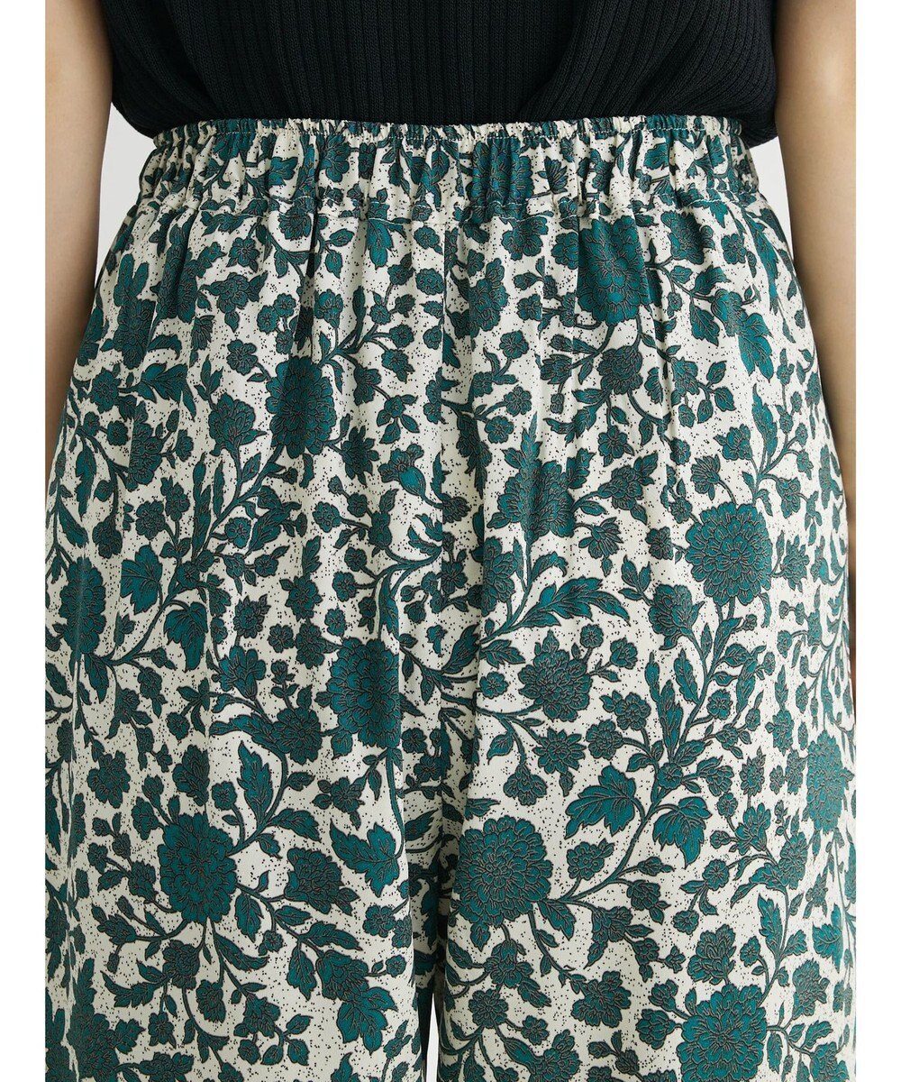 Green Parks ボタニカル柄イージーパンツ 