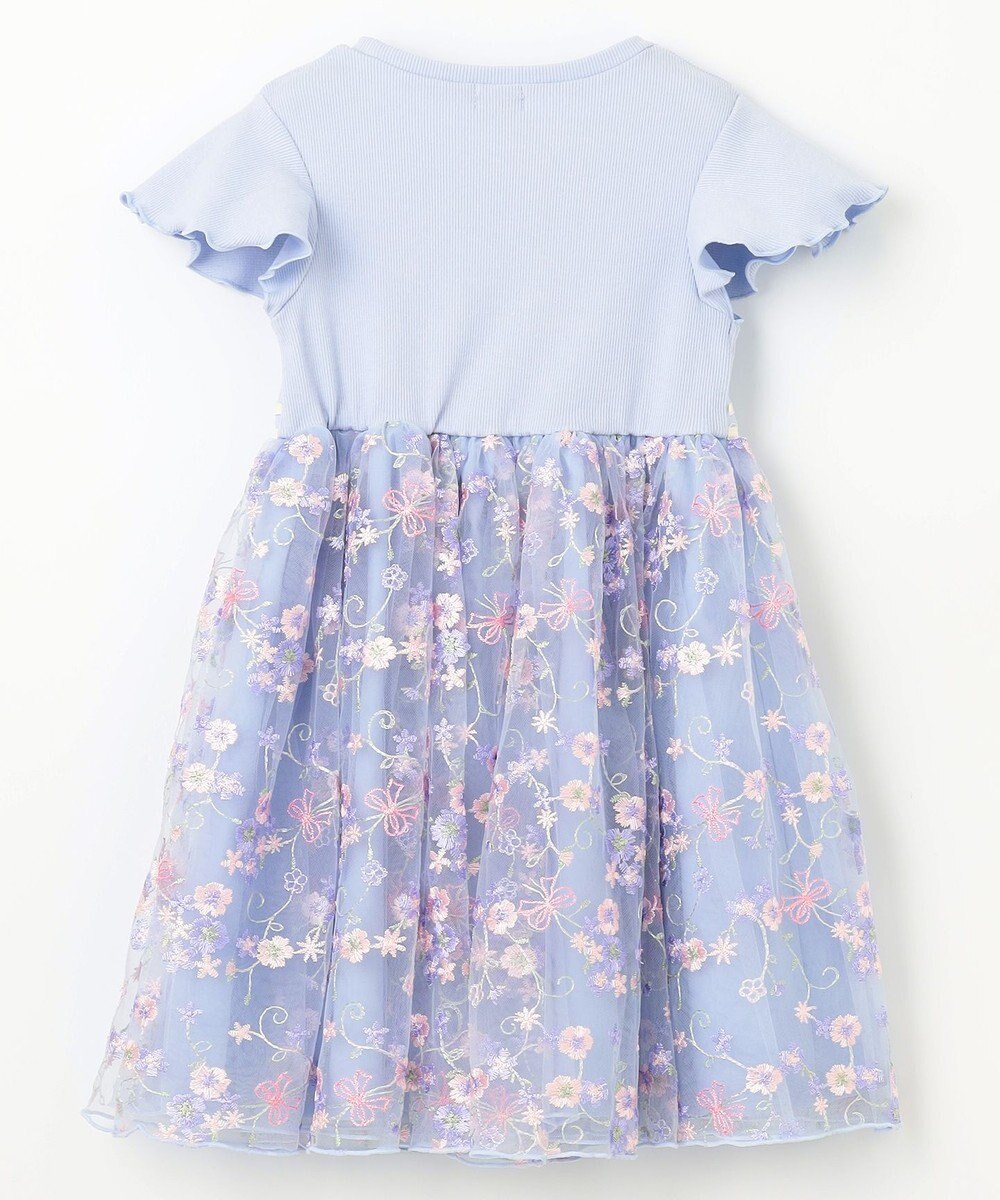 ANY KIDS 刺繍 チュール ワンピース 