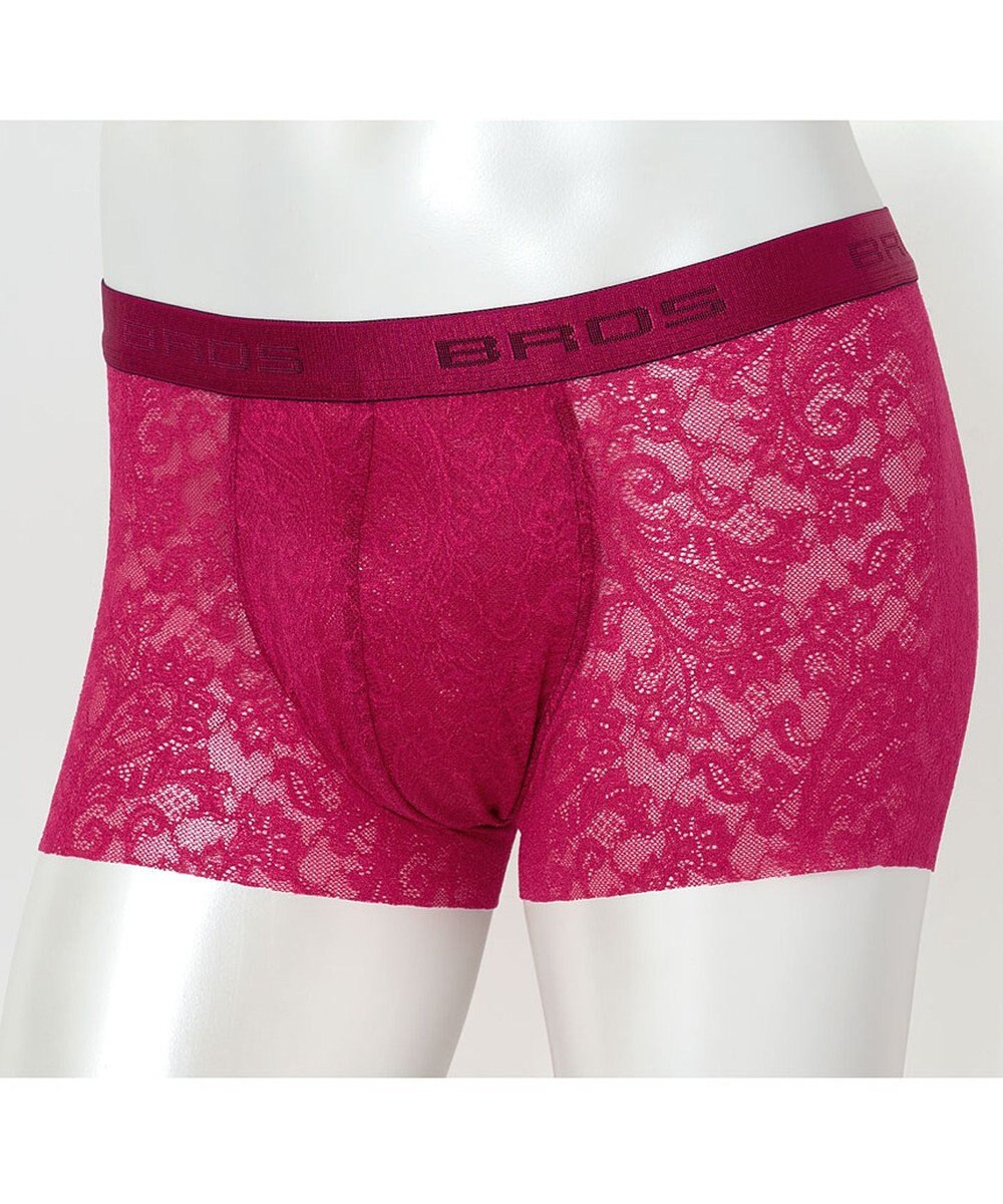 WACOAL MEN ボクサーパンツ 「レースボクサー」 通気性 フロント快適グラマラス 前閉じ GT3340 /ブロス バイ ワコールメン 