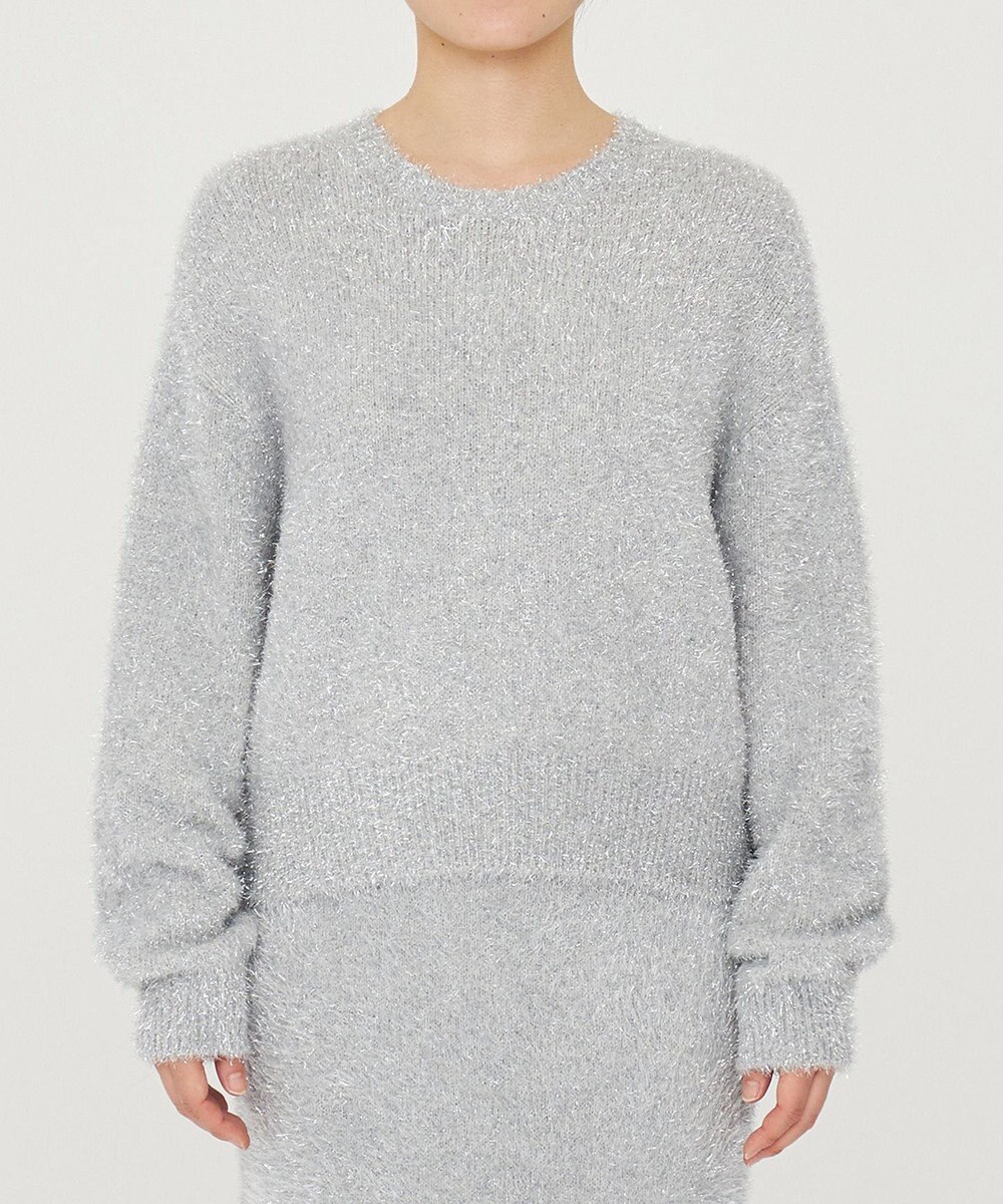 uncrave ラメ シャギー ニット プルオーバー（uncrave STANDARD） 