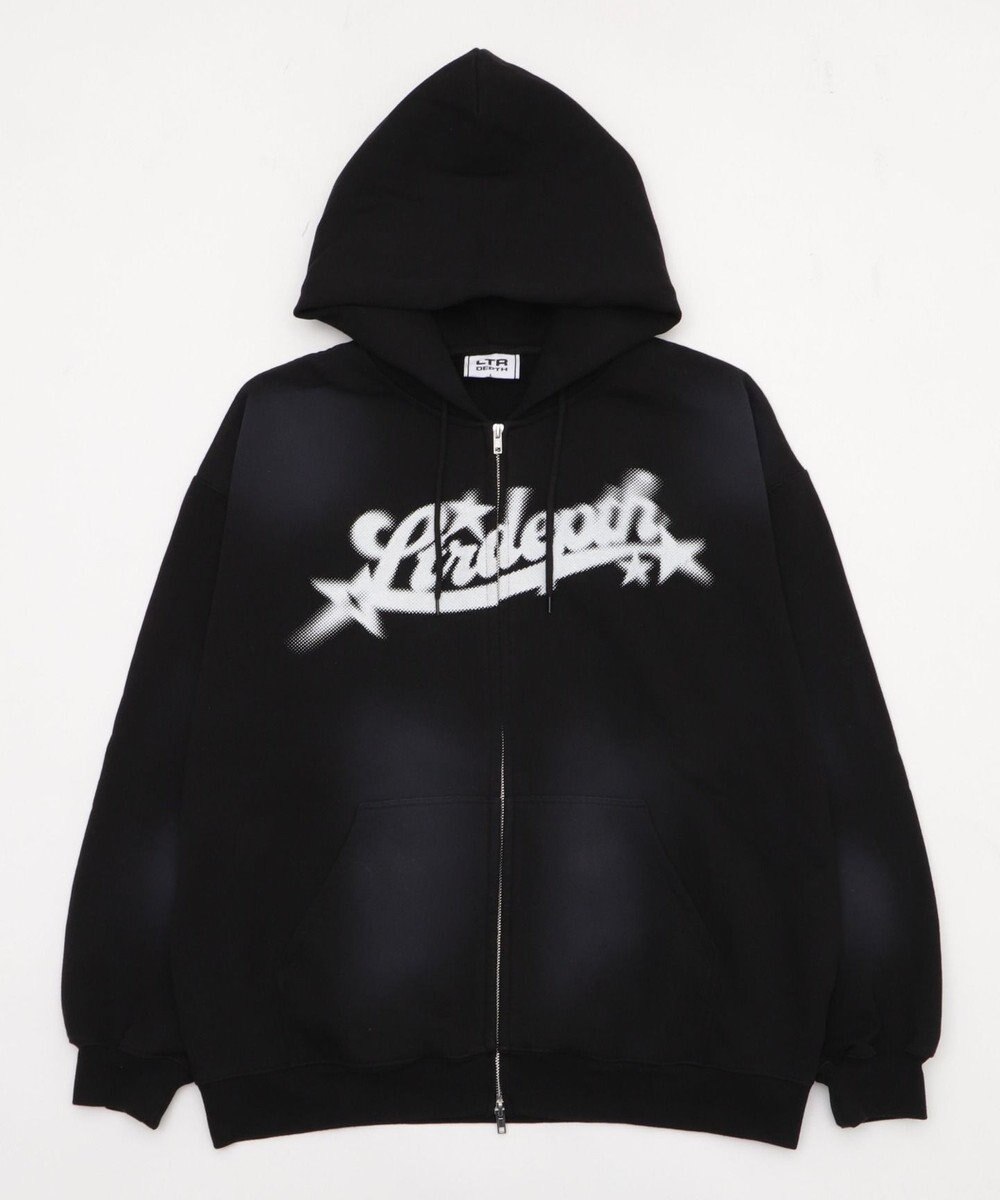 WEGO 【ユニセックス着用ITEM/MLサイズ展開】グラフィックZIPパーカー 