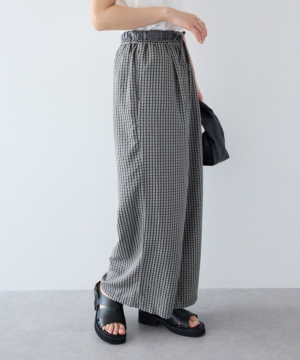 CRAFT STANDARD BOUTIQUE サッカーチェックイージーパンツ 