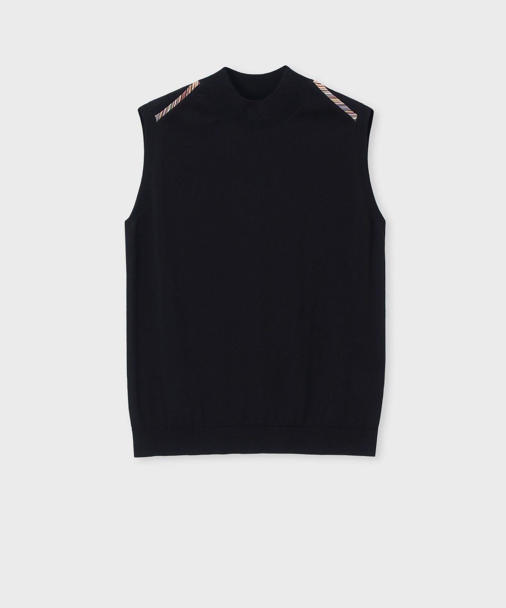 Paul Smith パイピングストライプ ノースリーブ ニット 