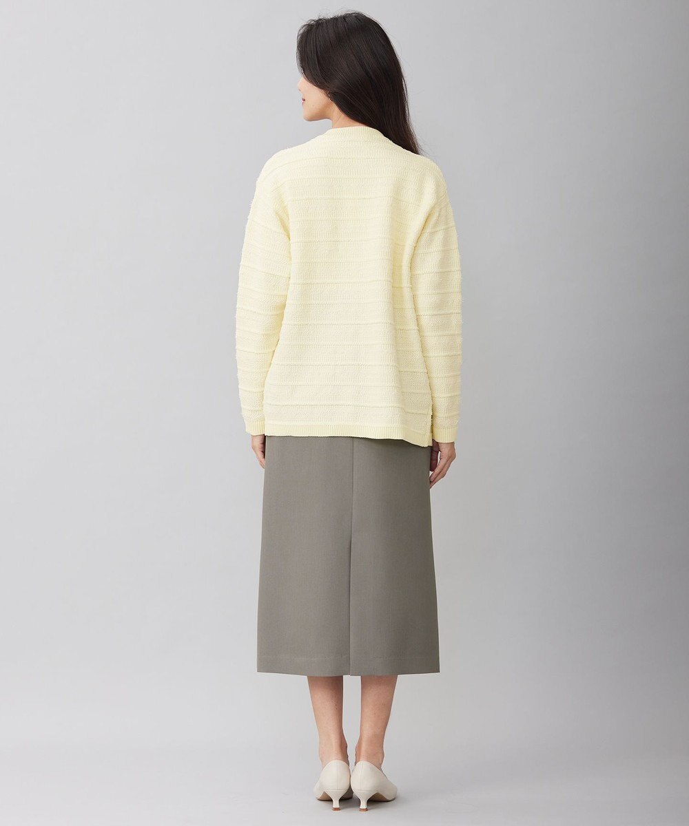 自由区 【洗える】オックスストレッチストレート スカート 