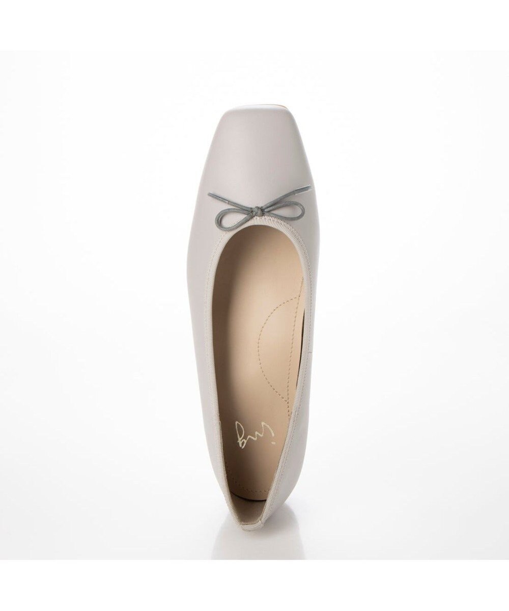 ing <ing>【WEB限定】スクエアトゥバレエシューズ 