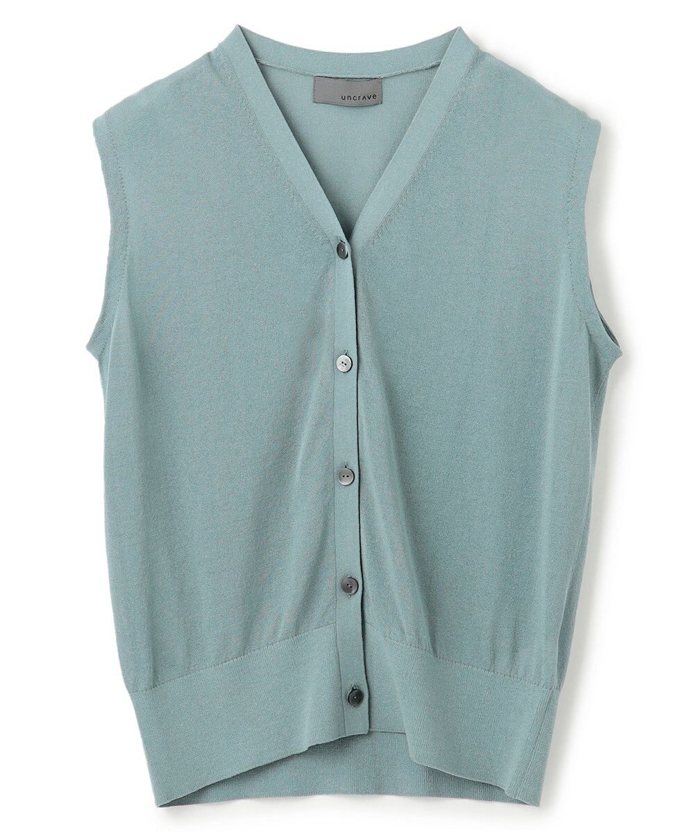 uncrave シアーニット ノースリーブベスト 