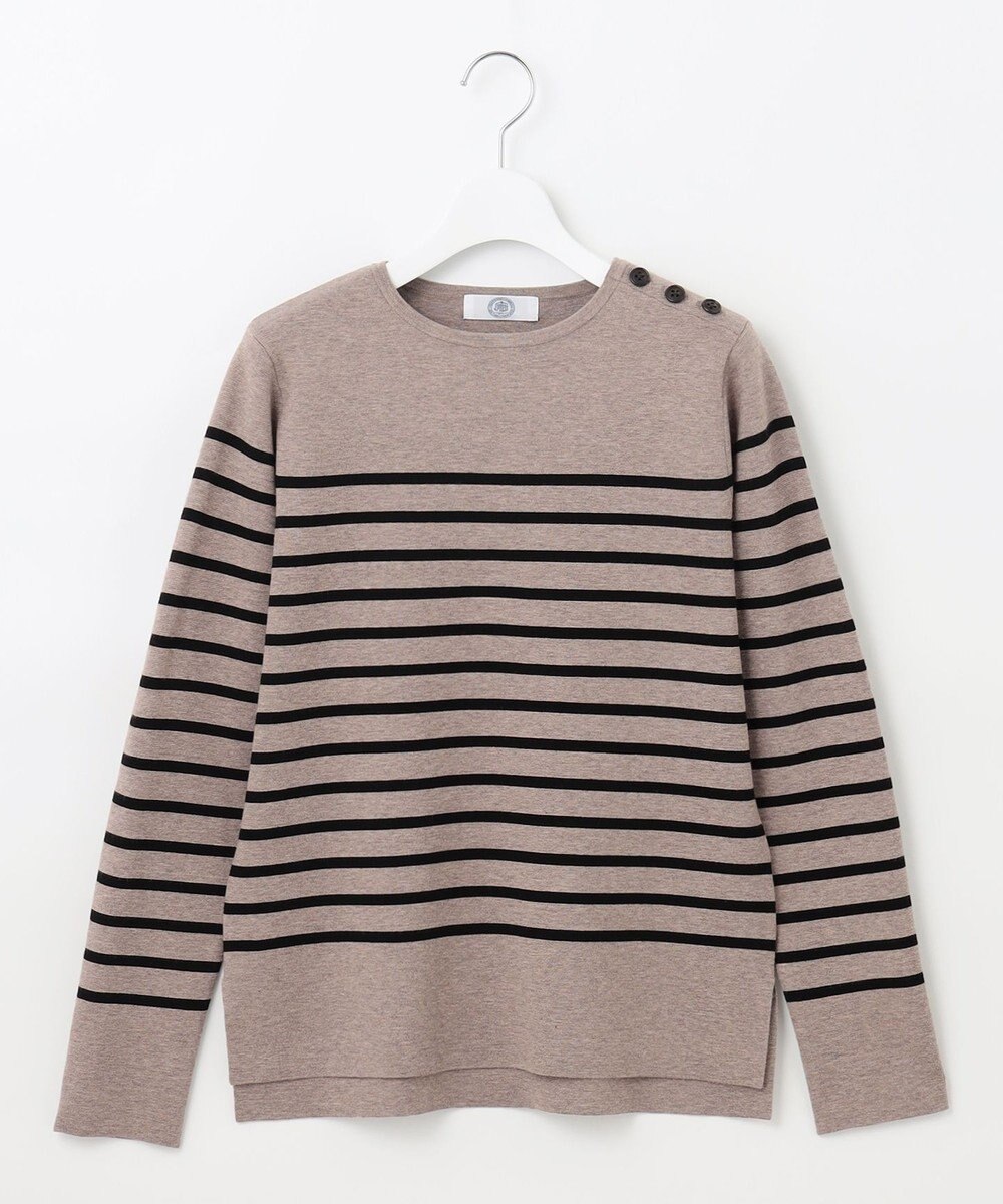 J.PRESS LADIES 【洗える】VIS/PE MILANO ボーダー ニット 