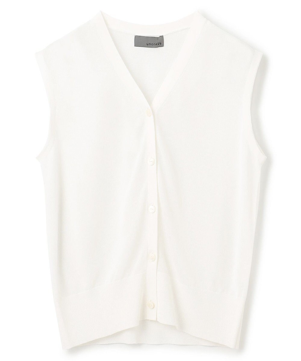 uncrave シアーニット ノースリーブベスト 