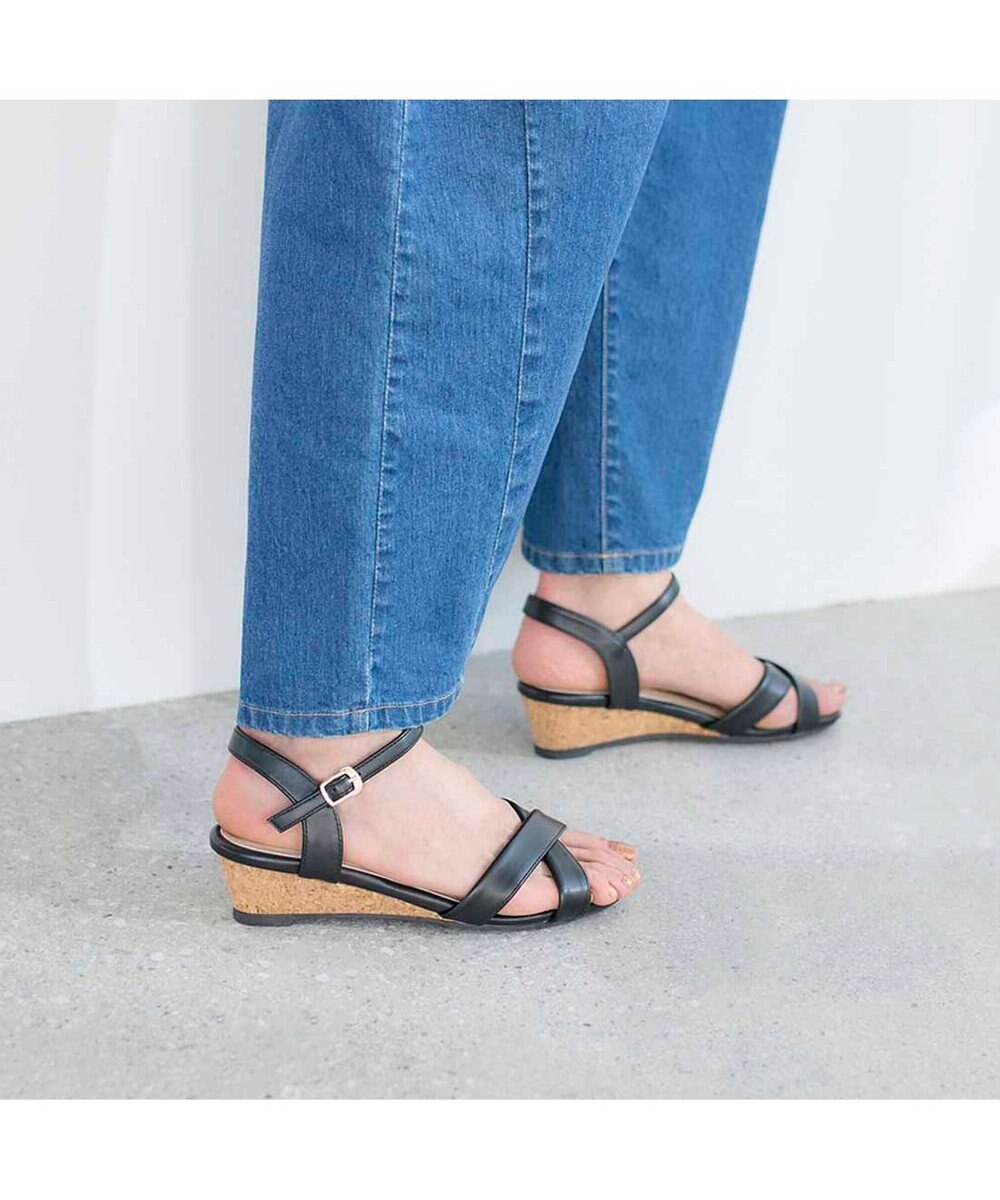 MODE ET JACOMO <noyau>ヒールクロスベルトサンダル 