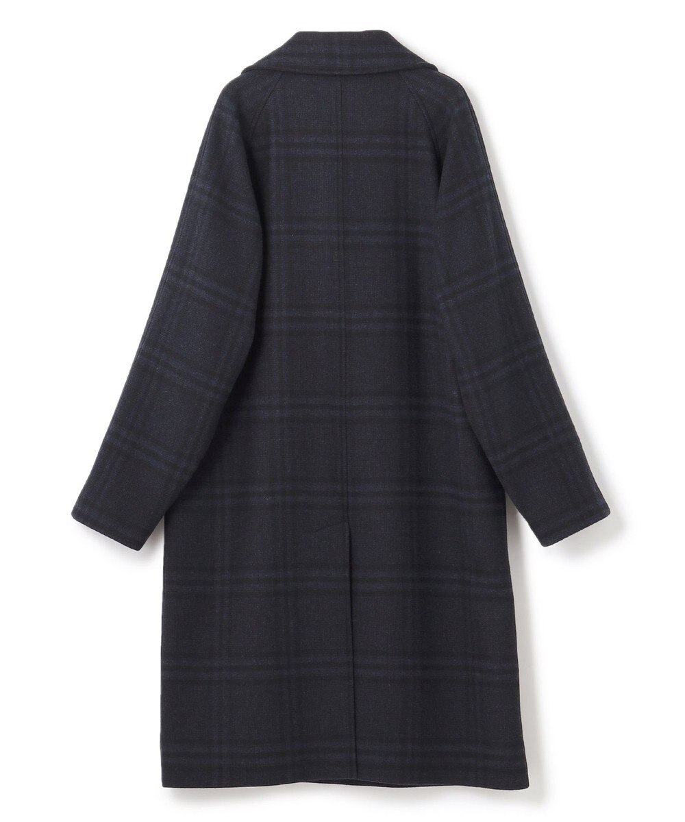 JOSEPH HOMME PLAID MELTON COAT 